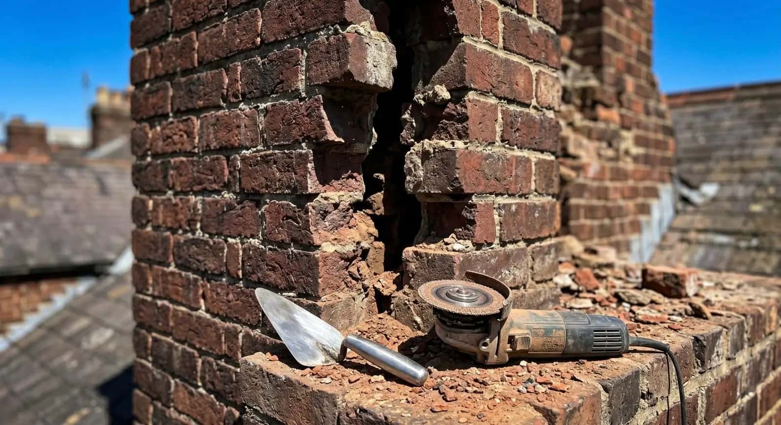 Finished brick pointing project in New York City